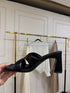 Square Toe Cross Straps Slid On Heels